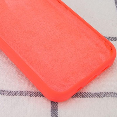 Чохол Silicone Case Full Protective (AA) NO LOGO для Apple iPhone 13 (6.1") Кавуновий / Watermelon red