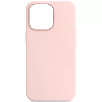 Чохол Silicone Case Full Protective (AA) NO LOGO для Apple iPhone 13 (6.1") Рожевий / Chalk Pink