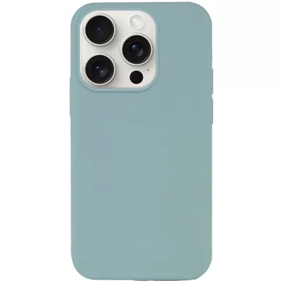 Чохол Silicone Case Full Protective (AA) NO LOGO для Apple iPhone 13 Pro Max (6.7") Бірюзовий / Turquoise
