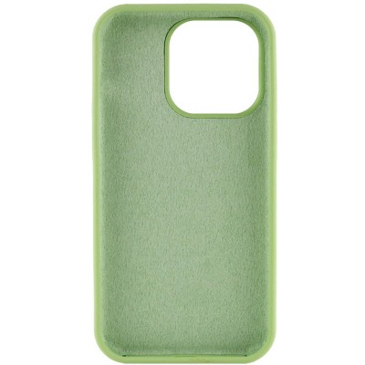Чохол Silicone Case Full Protective (AA) NO LOGO для Apple iPhone 13 Pro Max (6.7") М'ятний / Mint