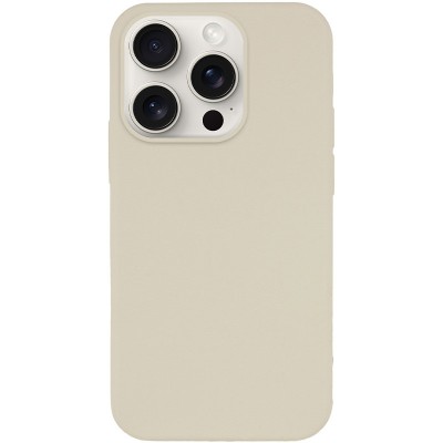 Чохол Silicone Case Full Protective (AA) NO LOGO для Apple iPhone 14 Pro (6.1") Бежевий / Antigue White