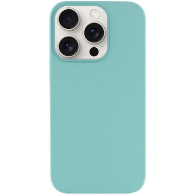 Чохол Silicone Case Full Protective (AA) NO LOGO для Apple iPhone 14 Pro (6.1") Бірюзовий / Marine Green