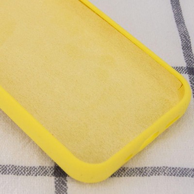 Чохол Silicone Case Full Protective (AA) NO LOGO для Apple iPhone 14 Pro (6.1") Жовтий / Yellow