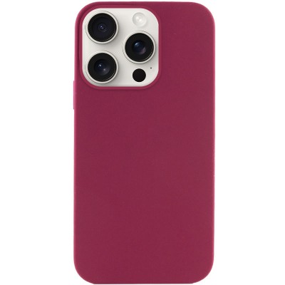 Чохол Silicone Case Full Protective (AA) NO LOGO для Apple iPhone 14 Pro Max (6.7") Бордовий / Maroon