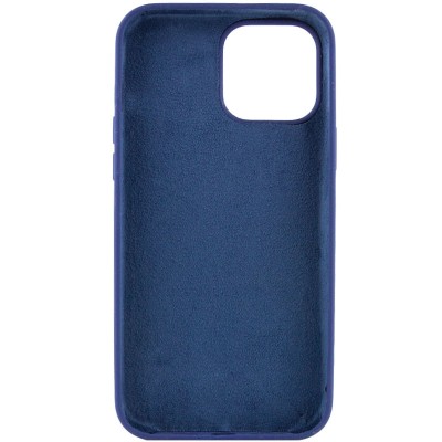 Чохол Silicone Case Full Protective (AA) NO LOGO для Apple iPhone 14 Pro Max (6.7") Синій / Deep navy