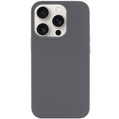 Чохол Silicone Case Full Protective (AA) NO LOGO для Apple iPhone 14 Pro Max (6.7") Сірий / Dark Gray