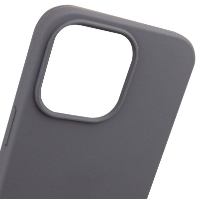 Чохол Silicone Case Full Protective (AA) NO LOGO для Apple iPhone 14 Pro Max (6.7") Сірий / Dark Gray
