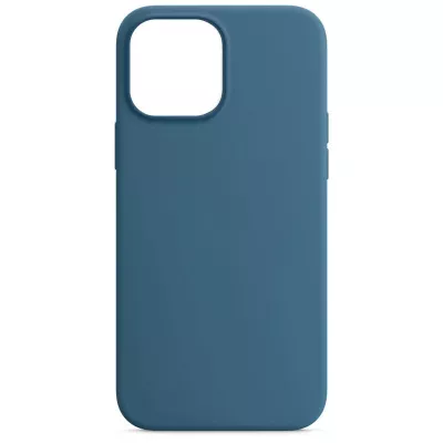 Чохол Silicone Case Full Protective (AA) NO LOGO для Apple iPhone 15 Plus (6.7") Синій / Blue Jay