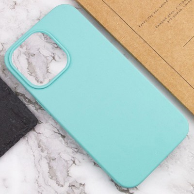 Чохол Silicone Case Full Protective (AA) NO LOGO для Apple iPhone 15 Pro (6.1") Бірюзовий / Marine Green