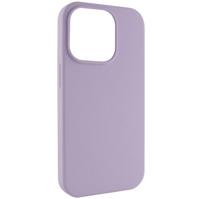 Чохол Silicone Case Full Protective (AA) NO LOGO для Apple iPhone 15 Pro (6.1") Бузковий / Lilac