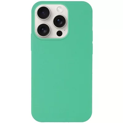 Чохол Silicone Case Full Protective (AA) NO LOGO для Apple iPhone 15 Pro (6.1") Зелений / Spearmint