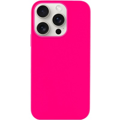 Чохол Silicone Case Full Protective (AA) NO LOGO для Apple iPhone 15 Pro (6.1") Рожевий / Barbie pink Чохол Silicone Case Full Protective (AA) NO LOGO для Apple iPhone 15 Pro (6.1") Рожевий / Barbie pink