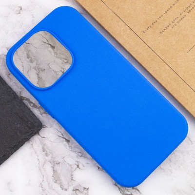 Чохол Silicone Case Full Protective (AA) NO LOGO для Apple iPhone 15 Pro (6.1") Синій / Capri Blue