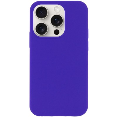 Чохол Silicone Case Full Protective (AA) NO LOGO для Apple iPhone 15 Pro (6.1") Фіолетовий / Ultra Violet