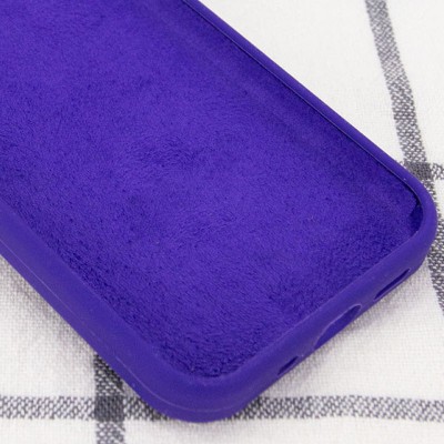 Чохол Silicone Case Full Protective (AA) NO LOGO для Apple iPhone 15 Pro (6.1") Фіолетовий / Ultra Violet