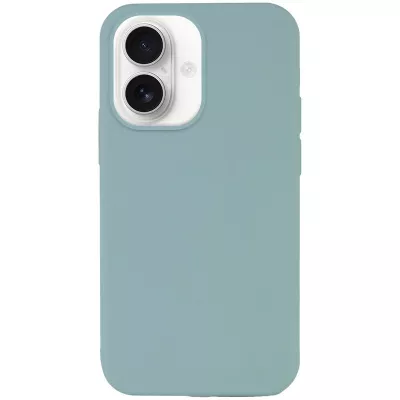 Чохол Silicone Case Full Protective (AA) NO LOGO для Apple iPhone 16 (6.1") Бірюзовий / Turquoise
