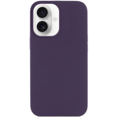 Чохол Silicone Case Full Protective (AA) NO LOGO для Apple iPhone 16 (6.1") Фіолетовий / Elderberry Чохол Silicone Case Full Protective (AA) NO LOGO для Apple iPhone 16 (6.1") Фіолетовий / Elderberry