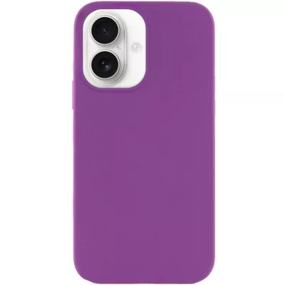Чохол Silicone Case Full Protective (AA) NO LOGO для Apple iPhone 16 (6.1") Фіолетовий / Grape
