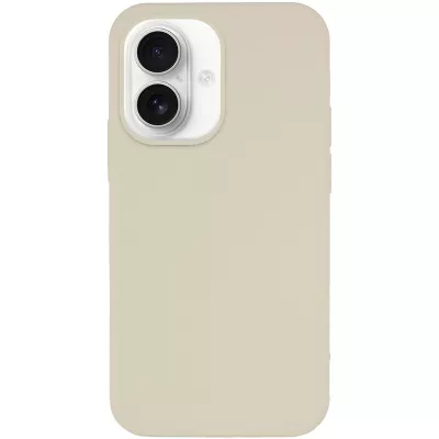 Чохол Silicone Case Full Protective (AA) NO LOGO для Apple iPhone 16 Plus (6.7") Бежевий / Antigue White