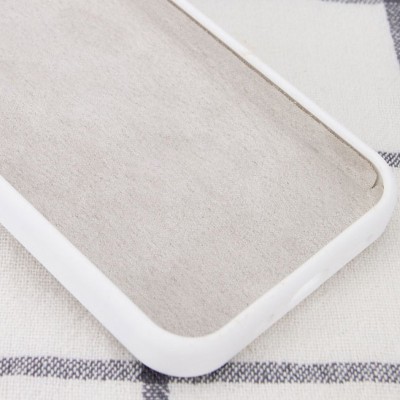 Чохол Silicone Case Full Protective (AA) NO LOGO для Apple iPhone 16 Plus (6.7") Білий / White