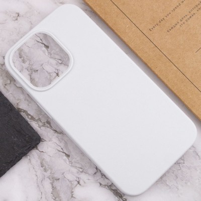 Чохол Silicone Case Full Protective (AA) NO LOGO для Apple iPhone 16 Plus (6.7") Білий / White