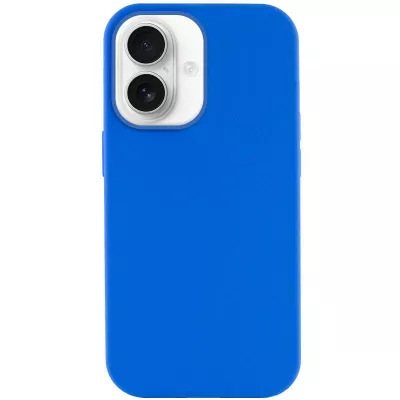 Чохол Silicone Case Full Protective (AA) NO LOGO для Apple iPhone 16 Plus (6.7") Синій / Capri Blue
