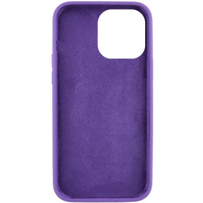 Чохол Silicone Case Full Protective (AA) NO LOGO для Apple iPhone 16 Plus (6.7") Фіолетовий / Amethyst