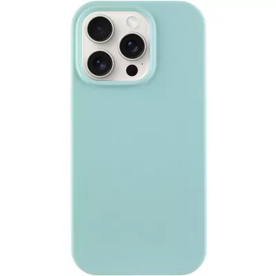 Чохол Silicone Case Full Protective (AA) NO LOGO для Apple iPhone 16 Pro (6.3") Бірюзовий / Beryl