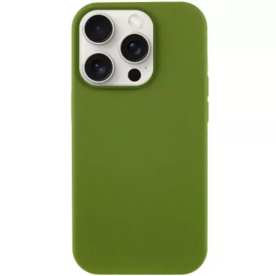 Чохол Silicone Case Full Protective (AA) NO LOGO для Apple iPhone 16 Pro (6.3") Зелений / Dark Olive