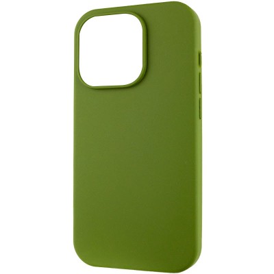 Чохол Silicone Case Full Protective (AA) NO LOGO для Apple iPhone 16 Pro (6.3") Зелений / Dark Olive