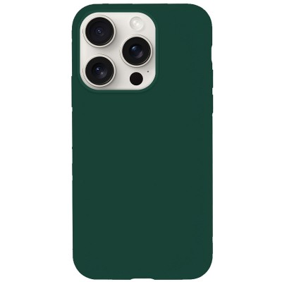 Чохол Silicone Case Full Protective (AA) NO LOGO для Apple iPhone 16 Pro (6.3") Зелений / Forest green
