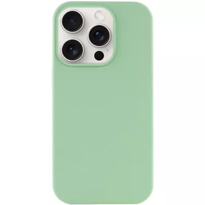 Чохол Silicone Case Full Protective (AA) NO LOGO для Apple iPhone 16 Pro (6.3") Зелений / Pistachio