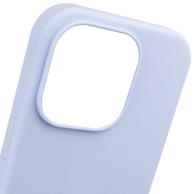 Чохол Silicone Case Full Protective (AA) NO LOGO для Apple iPhone 16 Pro Max (6.9") Блакитний / Lilac Blue
