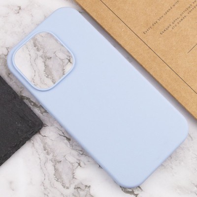 Чохол Silicone Case Full Protective (AA) NO LOGO для Apple iPhone 16 Pro Max (6.9") Блакитний / Lilac Blue