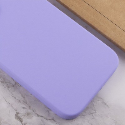 Чохол Silicone Case Full Protective (AA) NO LOGO для Apple iPhone 16 Pro Max (6.9") Бузковий / Dasheen