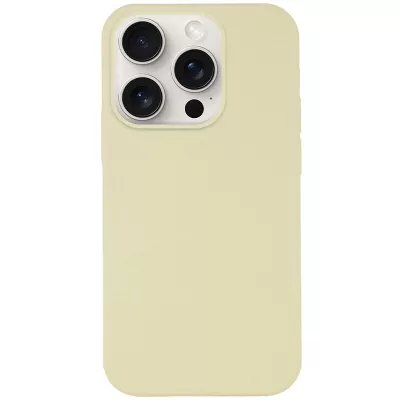 Чохол Silicone Case Full Protective (AA) NO LOGO для Apple iPhone 16 Pro Max (6.9") Жовтий / Mellow Yellow