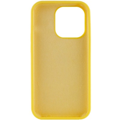 Чохол Silicone Case Full Protective (AA) NO LOGO для Apple iPhone 16 Pro Max (6.9") Жовтий / Yellow