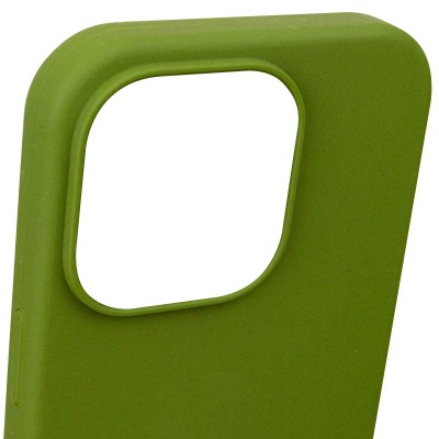 Чохол Silicone Case Full Protective (AA) NO LOGO для Apple iPhone 16 Pro Max (6.9") Зелений / Dark Olive