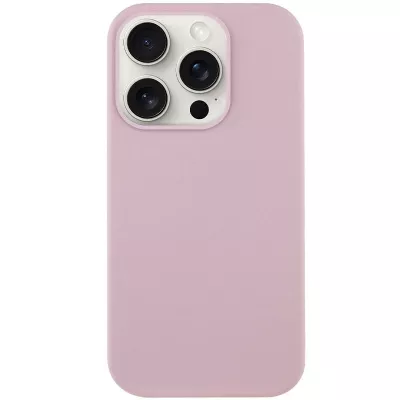 Чохол Silicone Case Full Protective (AA) NO LOGO для Apple iPhone 16 Pro Max (6.9") Рожевий / Chalk Pink