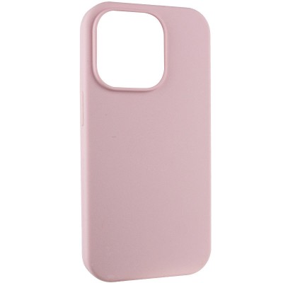 Чохол Silicone Case Full Protective (AA) NO LOGO для Apple iPhone 16 Pro Max (6.9") Рожевий / Chalk Pink