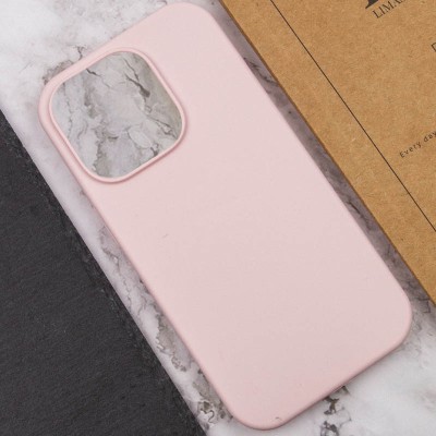 Чохол Silicone Case Full Protective (AA) NO LOGO для Apple iPhone 16 Pro Max (6.9") Рожевий / Chalk Pink