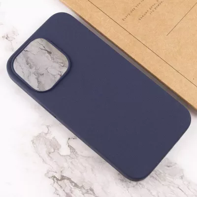 Чохол Silicone Case Full Protective (AA) NO LOGO для Apple iPhone 16 Pro Max (6.9") Темно-синій / Midnight blue