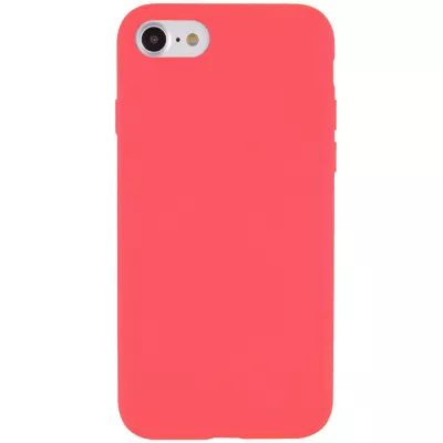 Чохол Silicone Case Full Protective (AA) NO LOGO для Apple iPhone 6/6s (4.7") Кавуновий / Watermelon red