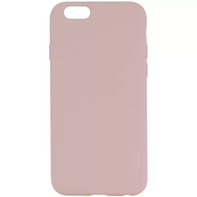 Чохол Silicone Case Full Protective (AA) NO LOGO для Apple iPhone 6/6s (4.7") Рожевий / Chalk Pink
