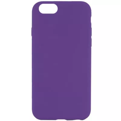 Чохол Silicone Case Full Protective (AA) NO LOGO для Apple iPhone 6/6s (4.7") Фіолетовий / Amethyst