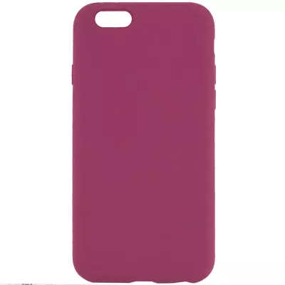 Чохол Silicone Case Full Protective (AA) NO LOGO для Apple iPhone 6/6s (4.7") Червоний / Rose Red