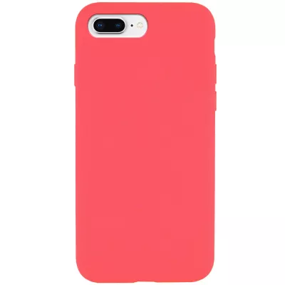 Чохол Silicone Case Full Protective (AA) NO LOGO для Apple iPhone 7 plus / 8 plus (5.5") Кавуновий / Watermelon red