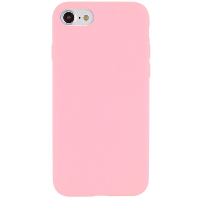 Чохол Silicone Case Full Protective (AA) NO LOGO для Apple iPhone SE (2020) Рожевий / Pink
