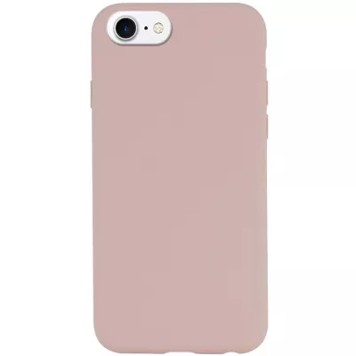 Чохол Silicone Case Full Protective (AA) NO LOGO для Apple iPhone SE (2020) Рожевий / Pink Sand