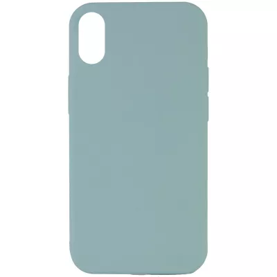 Чохол Silicone Case Full Protective (AA) NO LOGO для Apple iPhone XR (6.1") Бірюзовий / Turquoise